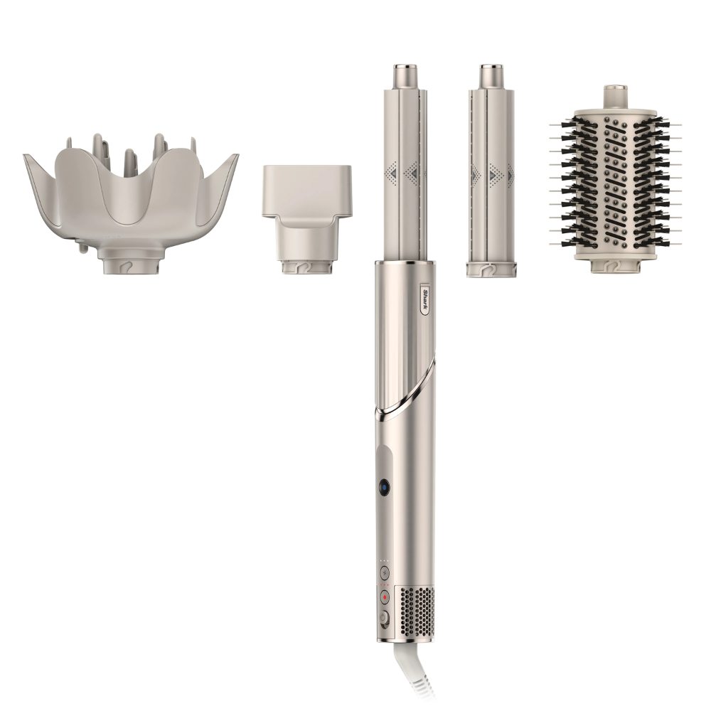 מעצב שיער Shark FlexStyle HD443 עם חמישה אביזרים נלווים לעיצוב השיער - יבואן רשמי