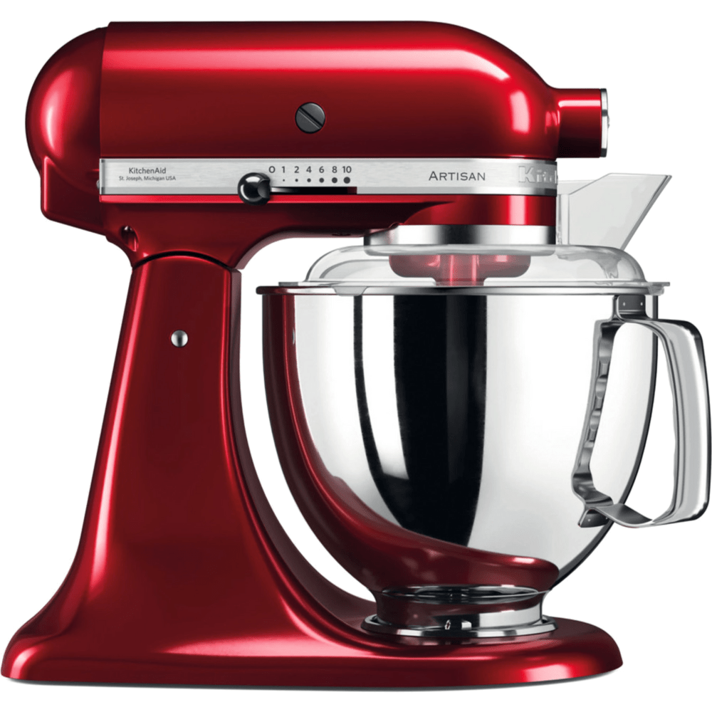 מיקסר עם זוג קערות בנפחים שונים KitchenAid 5KSM175EICA צבע אדום תפוח - K.B.V