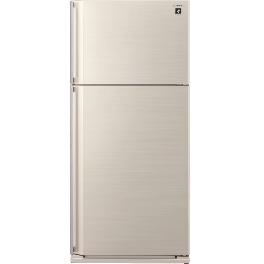 מקרר מקפיא עליון 588 ליטר נטו Sharp SJ-3850-BE עם התקן שבת מובנה - גימור בז' - יבואן רשמי