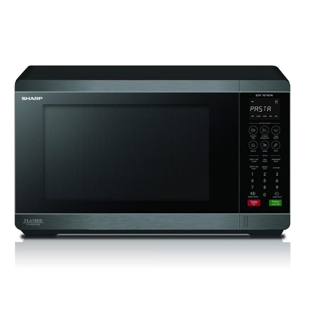 מיקרוגל דיגיטלי 32 ליטר R-328FH(BS) נירוסטה מושחרת SHARP - יבואן רשמי