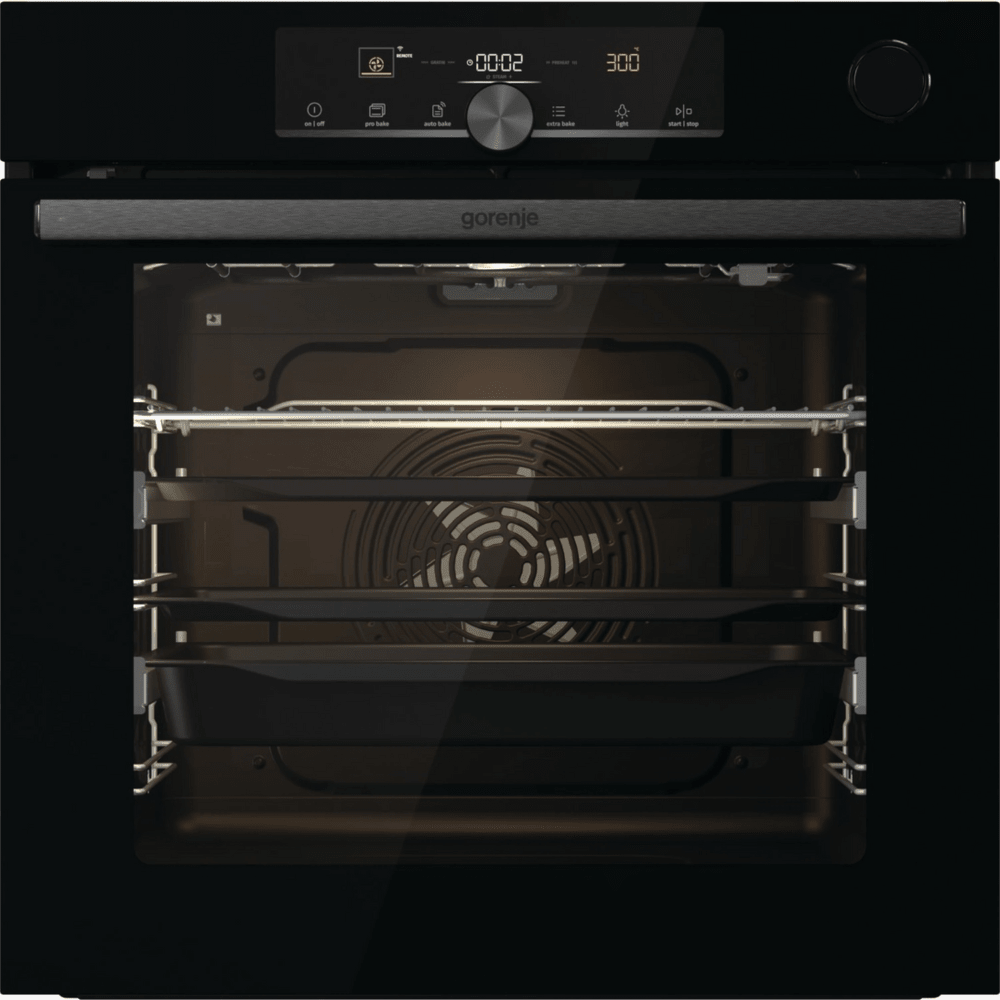 תנור אפייה בנוי פירוליטי 77 ליטר Gorenje Essential Line OPS84BG - גימור שחור - K.B.V