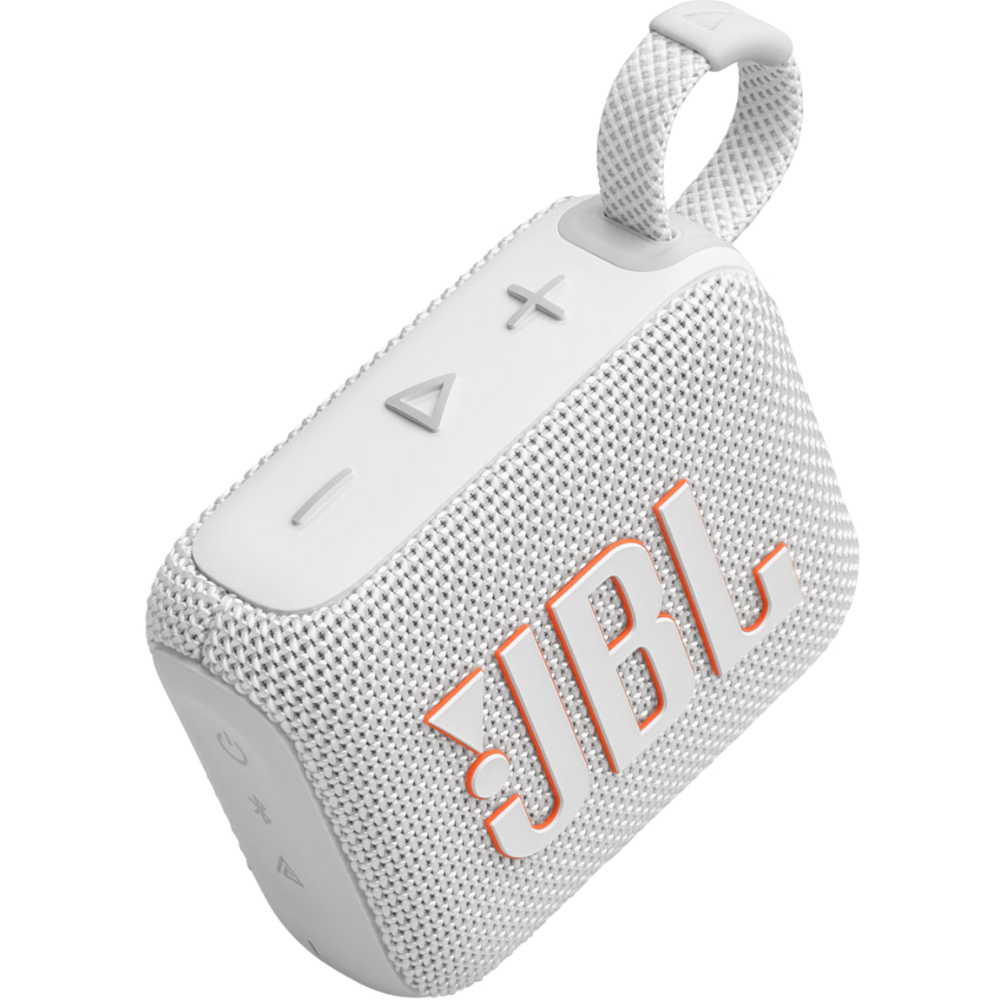 רמקול אלחוטי JBL GO 4 IP67 4.2W - צבע לבן שנה אחריות ע"י - יבואן הרשמי