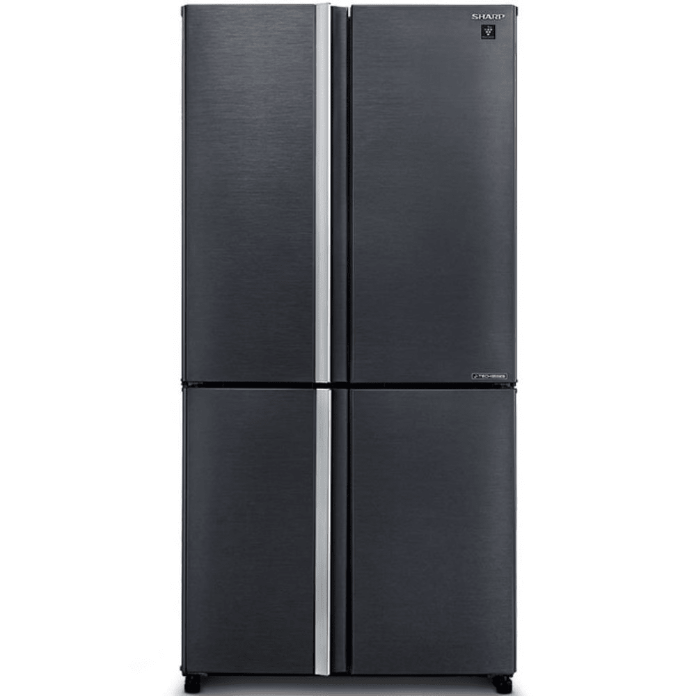 מקרר 4 דלתות מקפיא תחתון 572 ליטר נטו Sharp SJ-FFE89-SL - גימור נירוסטה מושחרת - K.B.V