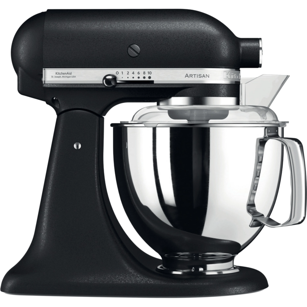 מיקסר עם זוג קערות בנפחים שונים KitchenAid 5KSM175EIBK צבע שחור מט - יבואן רשמי
