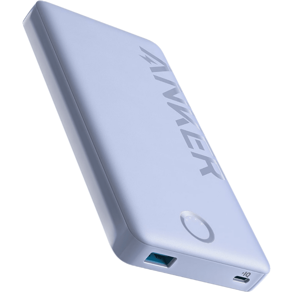 סוללת גיבוי Anker 323 Power Bank A1334 10,000mAh USB-C - צבע סגול - K.B.V