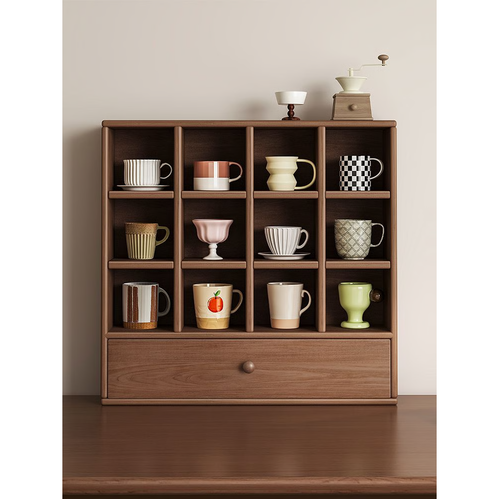 כוננית למטבח גובה 60 ס"מ דגם RSM-2104 צבע עץ כהה ROSSO ITALY - יבואן רשמי