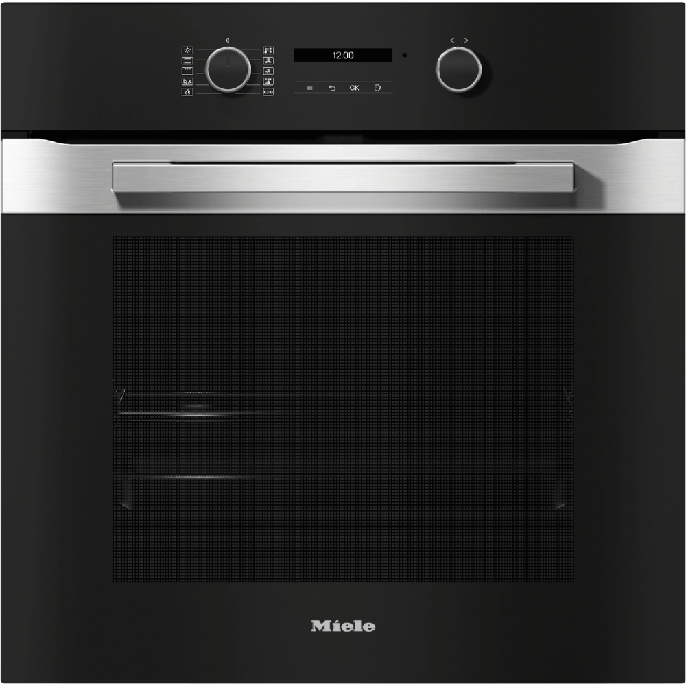 תנור בנוי פירוליטי 76 ליטר Miele H2861 BP Clst תוצרת גרמניה - גימור שחור בשילוב נירוסטה - יבואן רשמי