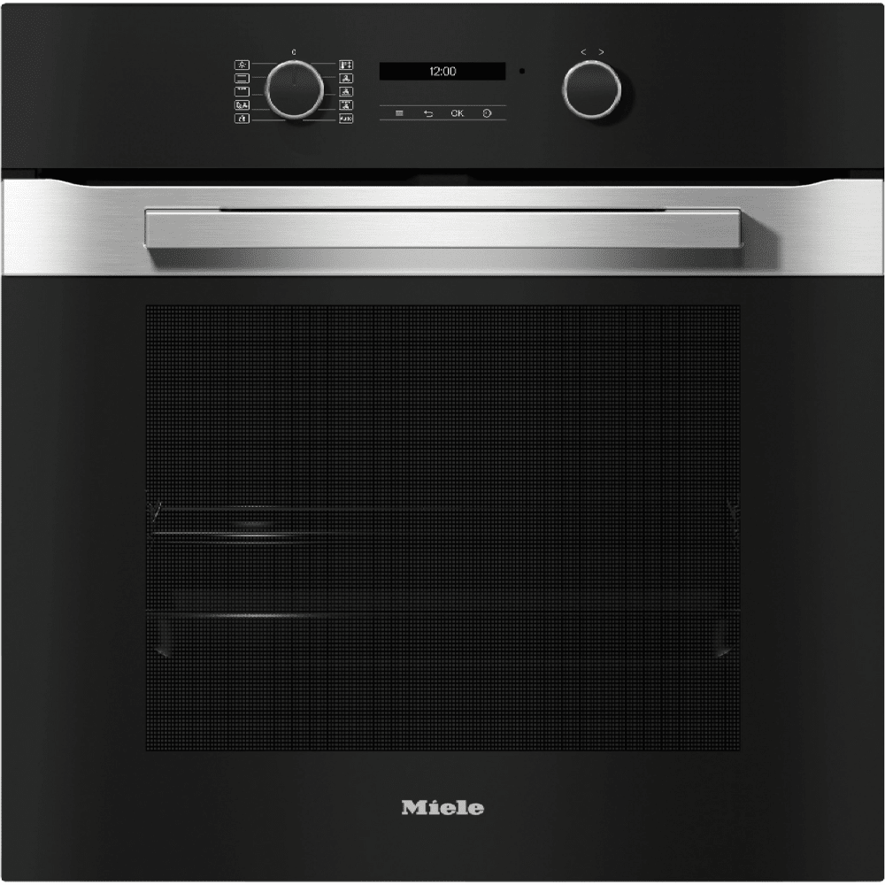 תנור בנוי פירוליטי 76 ליטר Miele H2861 BP Clst תוצרת גרמניה - גימור שחור בשילוב נירוסטה - K.B.V