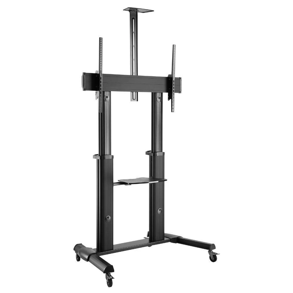 עגלה ניידת למסכים גדולים עד 100״ Lumi Legend / Brateck TTL04-610TW - יבואן רשמי