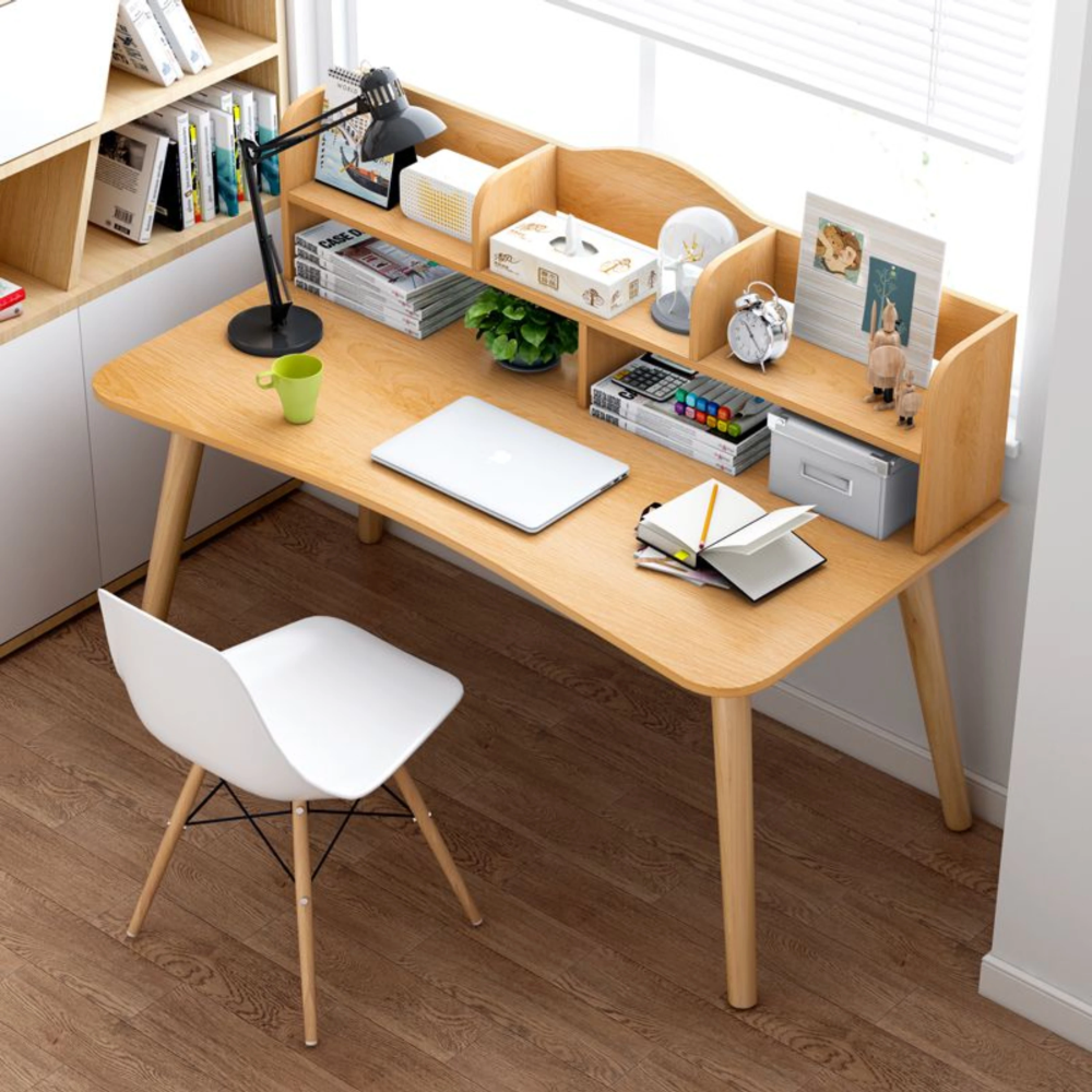 שולחן מחשב כתיבה ענק רוחב 120 ס"מ Rosso Italy RSM-2020-WOOD - צבע עץ - יבואן רשמי