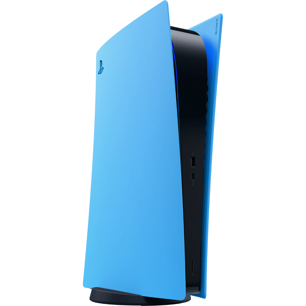 כיסוי צבעוני רשמי לקונסולת Sony Playstation 5 Digital Edition - צבע כחול כוכבים - K.B.V