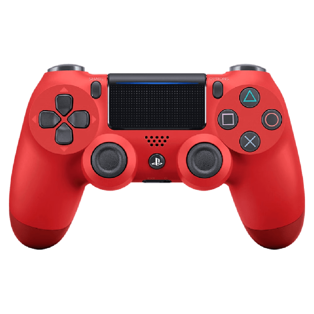 בקר אלחוטי Sony Dualshock 4 לקונסולת Sony Playstation 4 - צבע אדום - K.B.V