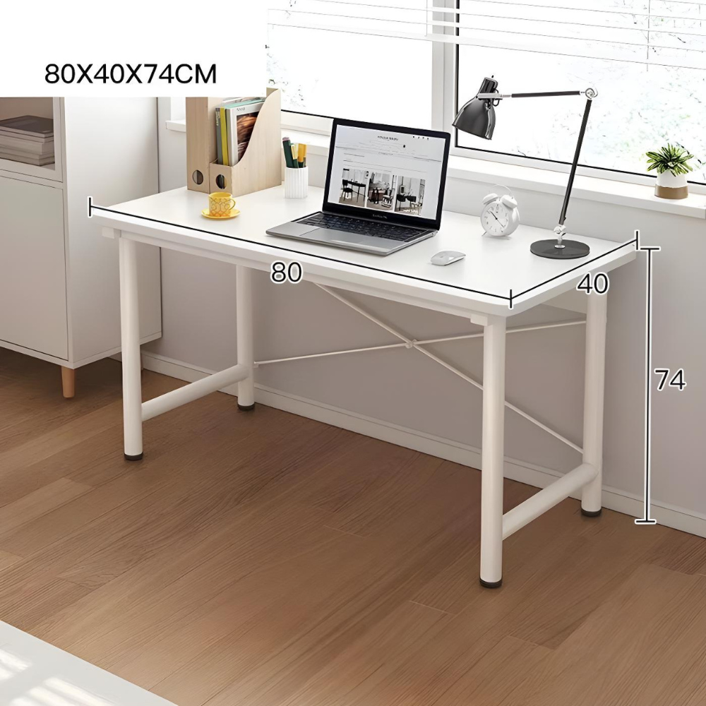 שולחן מחשב קונסולה שידת כניסה ברוחב 80 ס"מ Rosso Italy RSM-3015 צבע לבן - יבואן רשמי