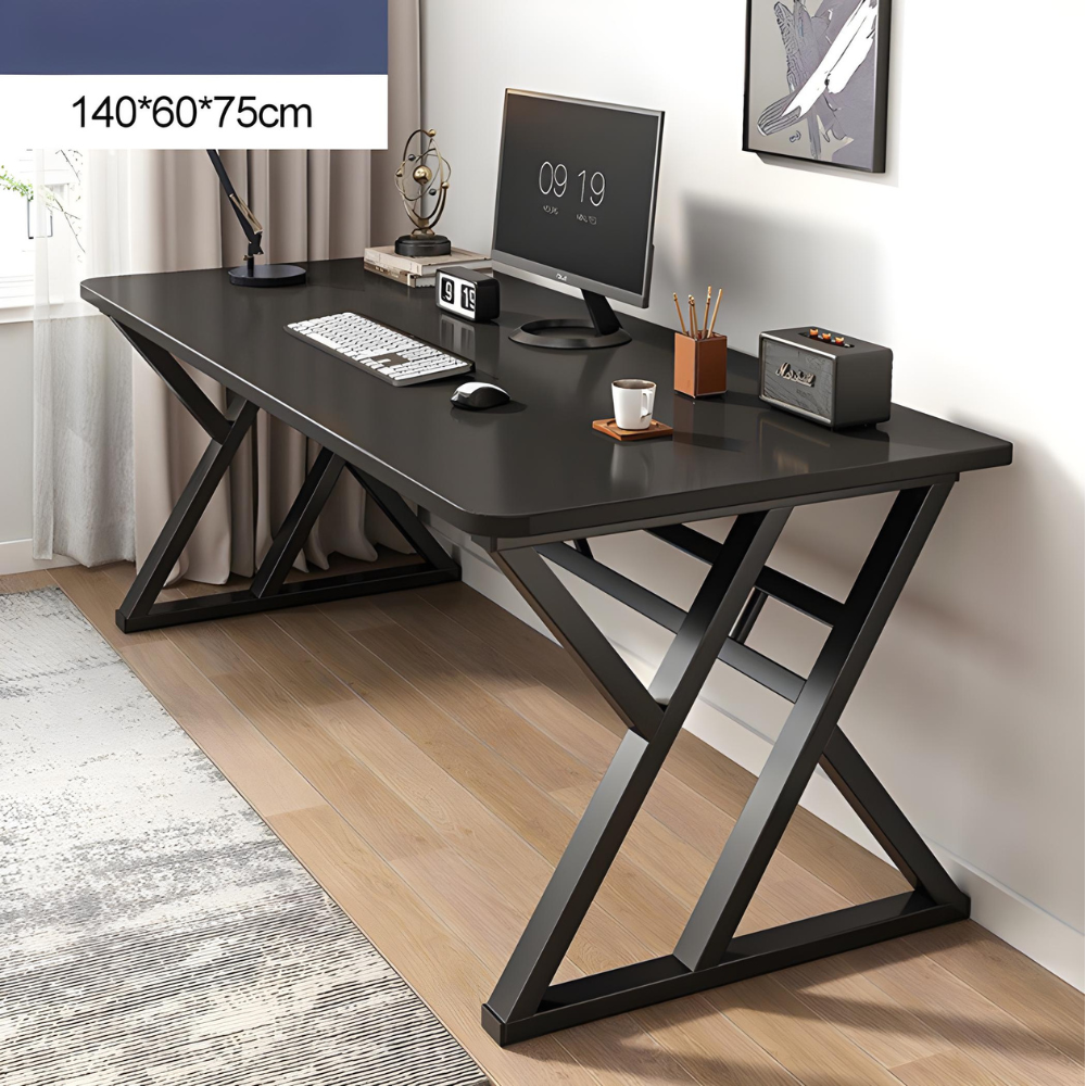 שולחן גיימינג מחשב כתיבה ענק ברוחב ענק 1.2 מטר Rosso Italy RSM-3037 צבע שחור - יבואן רשמי