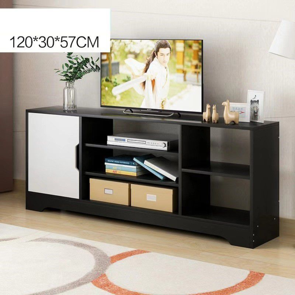 מזנון סלון מודרני ברוחב 120 ס"מ Rosso Italy RSM-3064 בצבע שחור ולבן - יבואן רשמי