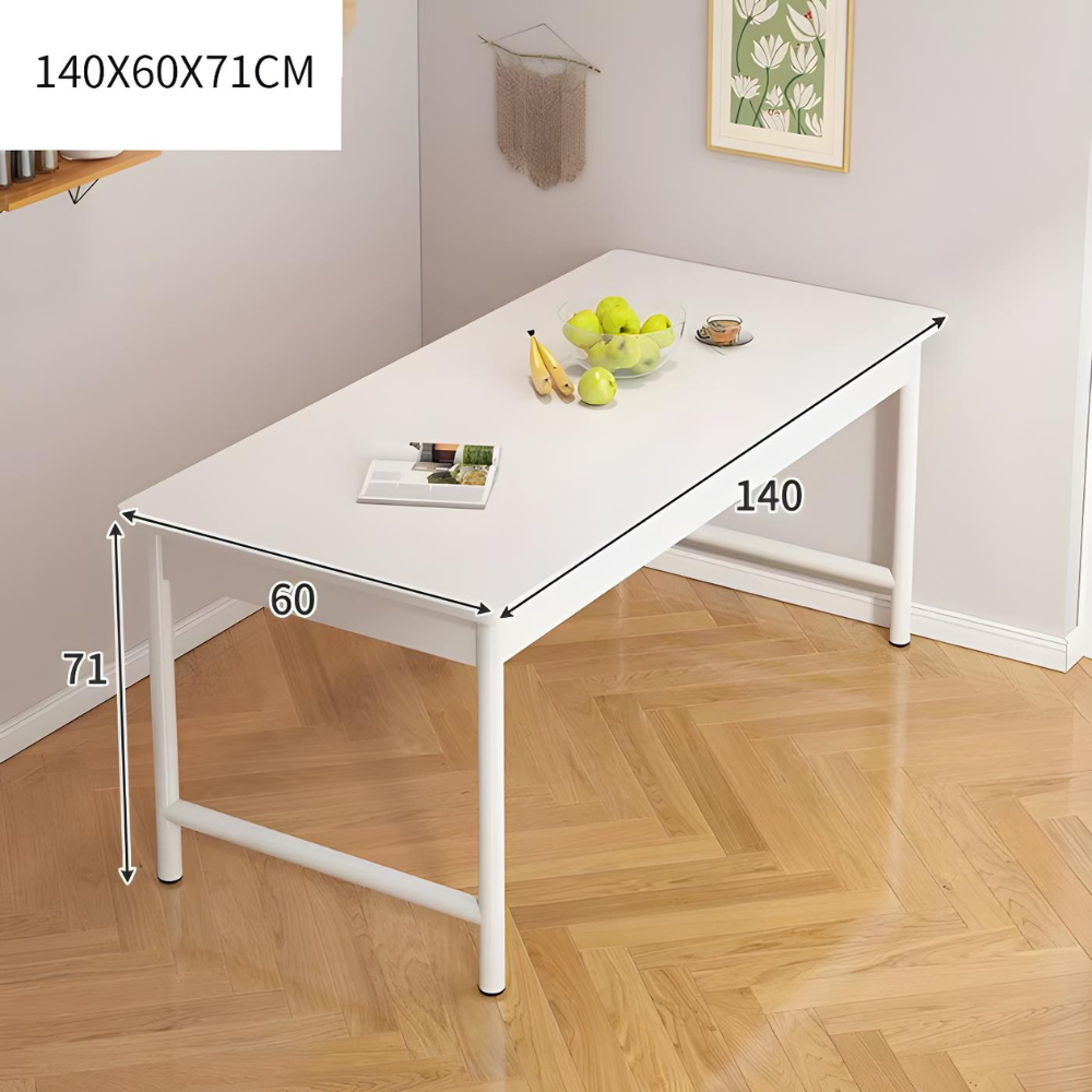 שולחן מחשב 140 ס"מ צבע לבן דגם Rosso Italy RSM-3120 - יבואן רשמי