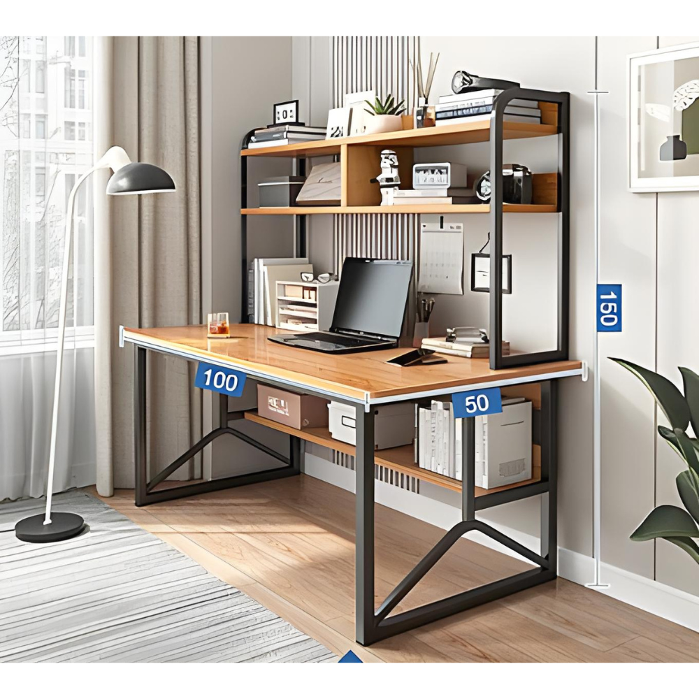 שולחן מחשב ברוחב מטר Rosso Italy RSM-2051 עץ - יבואן רשמי