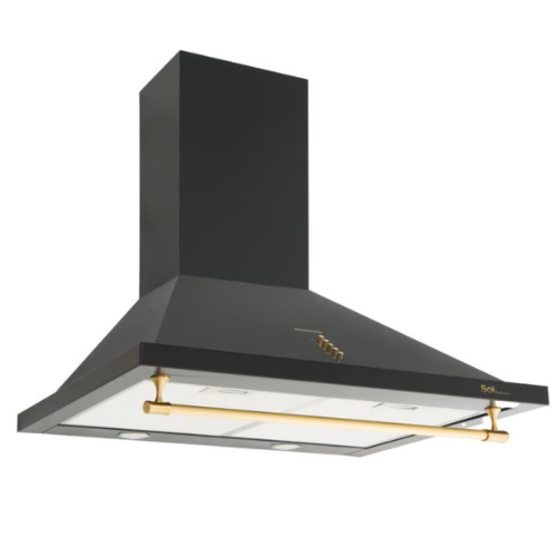 קולט ארובה שחור מט 60 ס''מ SOL C/R/N/2260 BLACK - יבואן רשמי