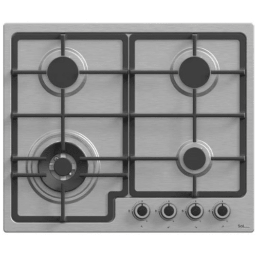 כיריים גז 4 להבות נירוסטה דגם Sol fm6XW-241 - K.B.V