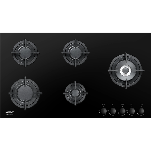 כיריים סאוטר זכוכית SHG-9095 שחור 90 סמ Sauter - אחריות יבואן רשמי