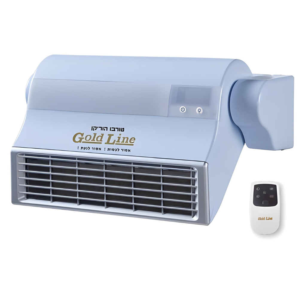 מפזר חום לאמבטיה גולד ליין טורבו הוריקן Gold Line ATL-138E EXCLUSIVE כולל שלט