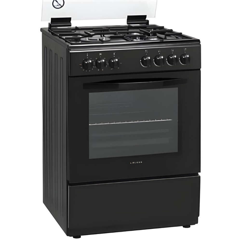 תנור אפיה משולב כיריים גז Lacasa לקאזה LCV60B שחור - יבואן רשמי