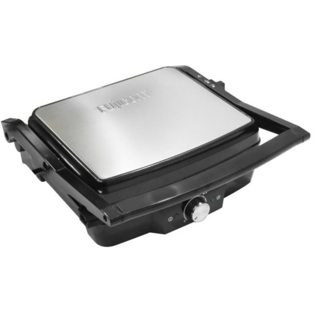 טוסטר לחיצה 4 פרוסות נפתח למצב צלייה Fujicom 2000W MAX - נירוסטה - יבואן רשמי