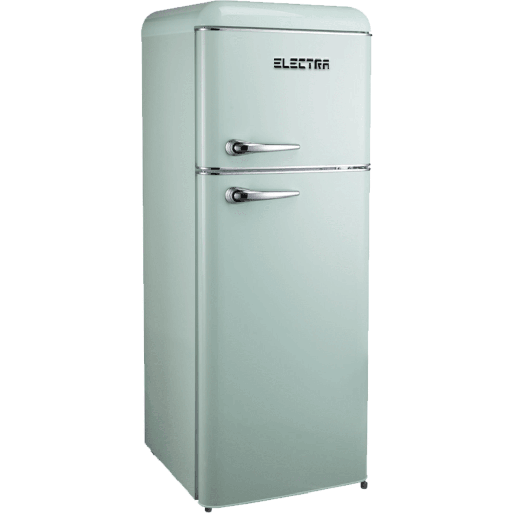 מקרר מקפיא עליון רטרו 208 ליטר Electra ELR210G - גימור ירוק - K.B.V