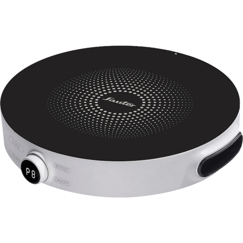 כירת אינדוקציה עגולה Sauter INP313W - צבע לבן אחריות ע"י - יבואן הרשמי