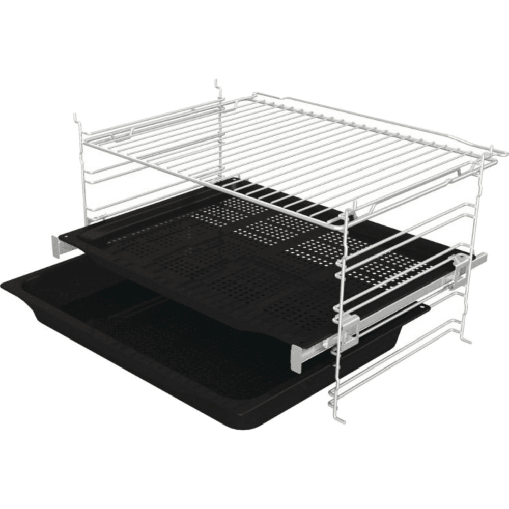 תנור אפיה בנוי 60 ס"מ 77 ליטר Gorenje OS84BG - גימור זכוכית שחורה - K.B.V
