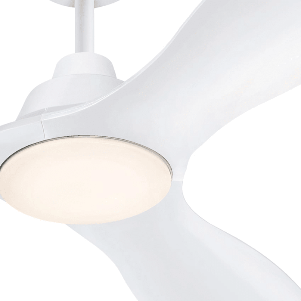 מאוורר תקרה מנוע DC עם שלט Westinghouse Montana 28W "42 - צבע לבן - K.B.V