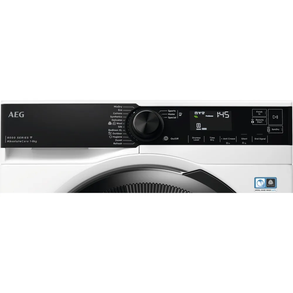 מייבש כביסה 9 ק"ג דגם AEG T8394OBCM - יבואן רשמי