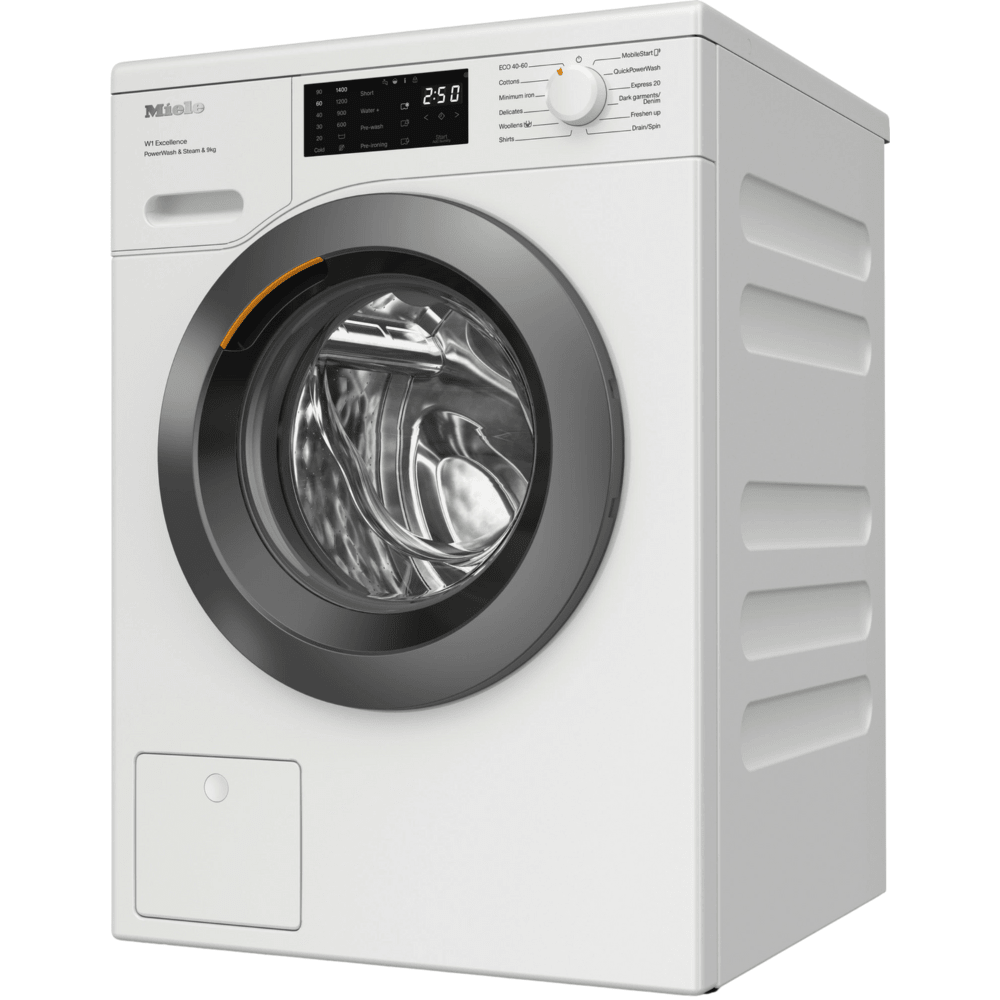 מכונת כביסה פתח חזית 9 ק"ג Miele WED385 במהירות 1400 סל"ד - צבע לבן - K.B.V