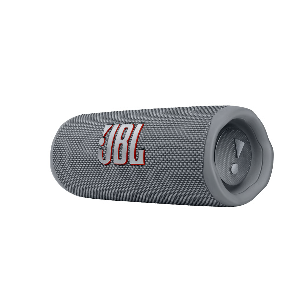 רמקול נייד אלחוטי JBL Flip 6 - צבע אפור שנה אחריות ע"י - יבואן הרשמי