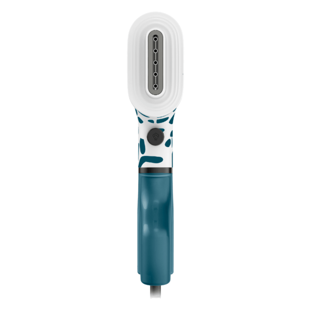 מגהץ קיטור אנכי Tefal Pure Pop DT2040M0 - צבע לבן עם פסים כחולים - K.B.V