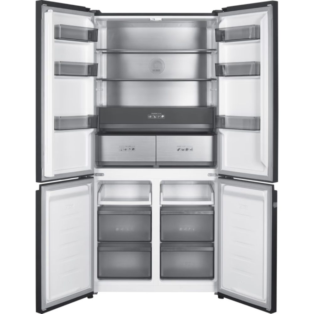 מקרר 4 דלתות מקפיא תחתון 505 ליטר נטו בעומק 60 ס"מ (קו-אפס) Electra EL560GW - גימור זכוכית לבנה אחריות ע"י היבואן הרשמי