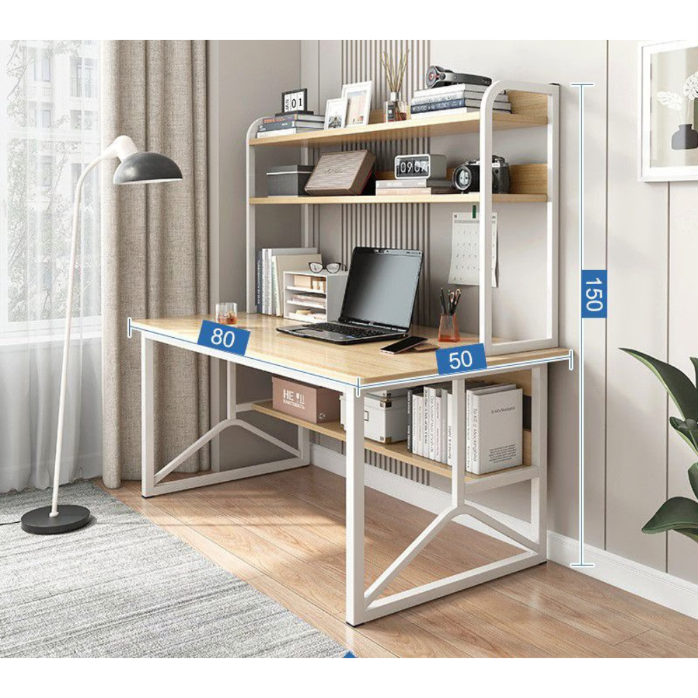 שולחן מחשב ברוחב 80 ס"מ Rosso Italy RSM-2044 לבן - יבואן רשמי