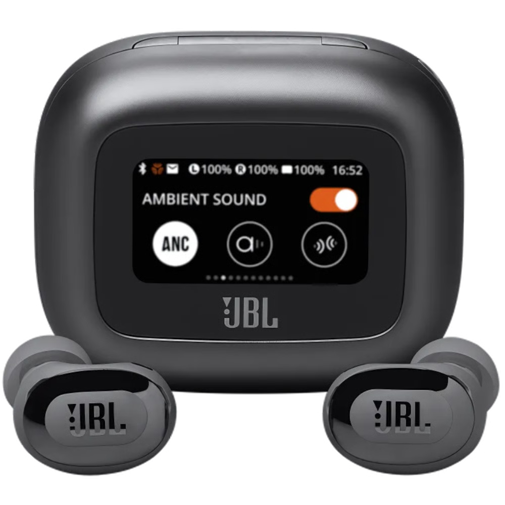 אוזניות אלחוטיות JBL Live Buds 3 - צבע שחור שנה אחריות ע"י - יבואן הרשמי
