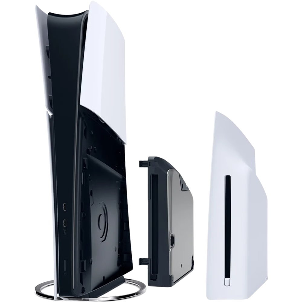 כונן תקליטורים בלו-ריי לקונסולת Sony PlayStation 5 Pro / 5 Slim Digital Edition - צבע לבן שנה אחריות ע"י - יבואן הרשמי