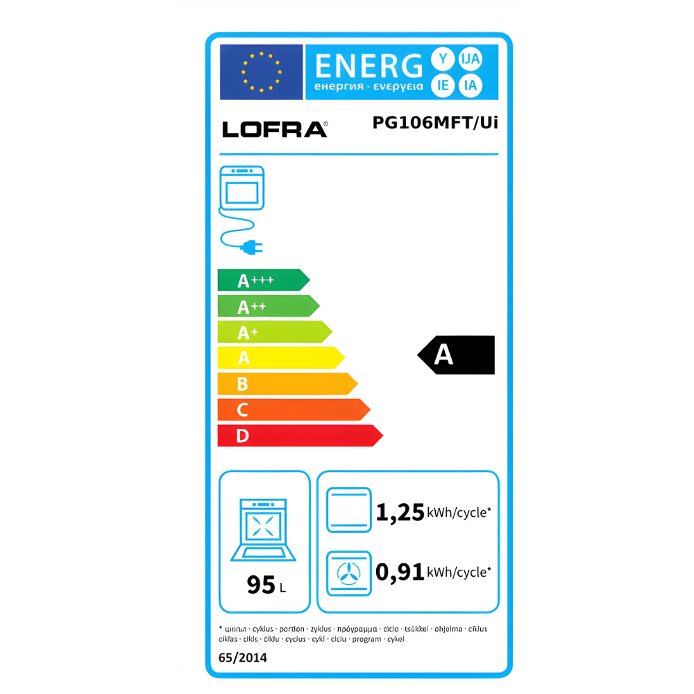 תנור אפייה משולב 95 ליטר תוצרת איטליה אחריות נירוסטה דגם - LOFRA PG106MFT תוצרת איטליה אחריות - יבואן רשמי