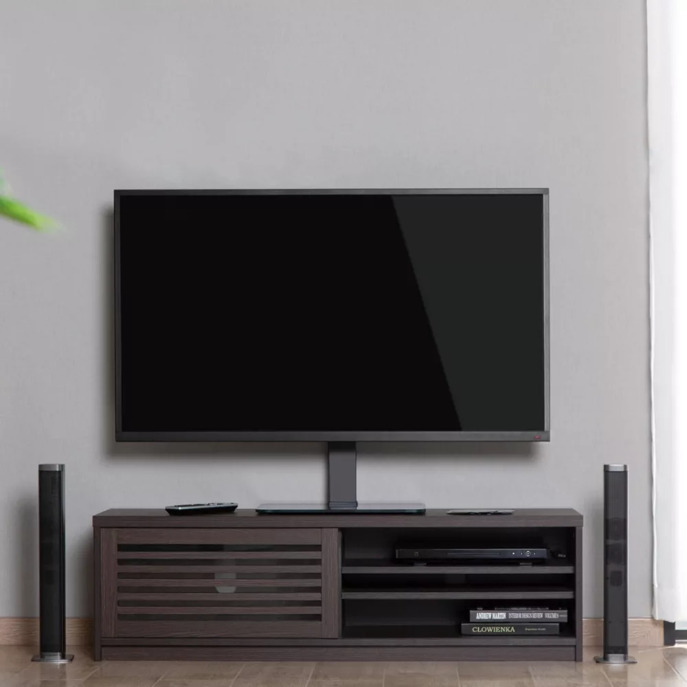 מעמד אוניברסלי למסכים עד 70″ עם בסיס זכוכית Audio Line STA-6 - יבואן רשמי