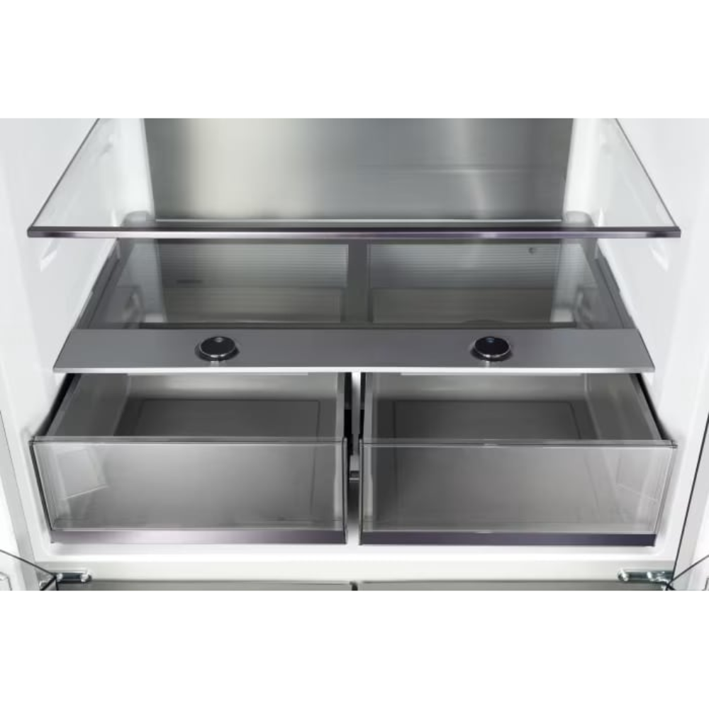 מקרר 4 דלתות General ג’נרל דגם GE551BG זכוכית שחורה - יבואן רשמי