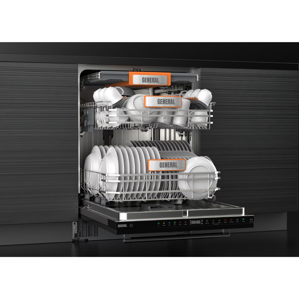 מדיח כלים אינטגרלי 60 ס"מ ג'נרל דגם GE2616IN - יבואן רשמי