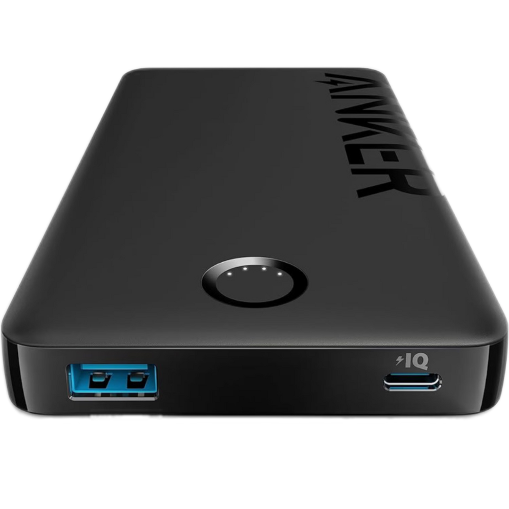 סוללת גיבוי Anker 323 Power Bank A1334 10,000mAh USB-C - צבע שחור אחריות ע"י - יבואן הרשמי