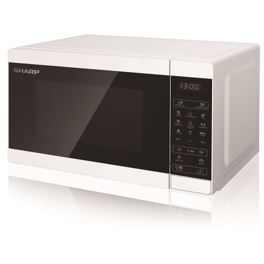 מיקרוגל 25 ליטר משולב גריל לבן שארפ דגם SHARP R709ZW - K.B.V