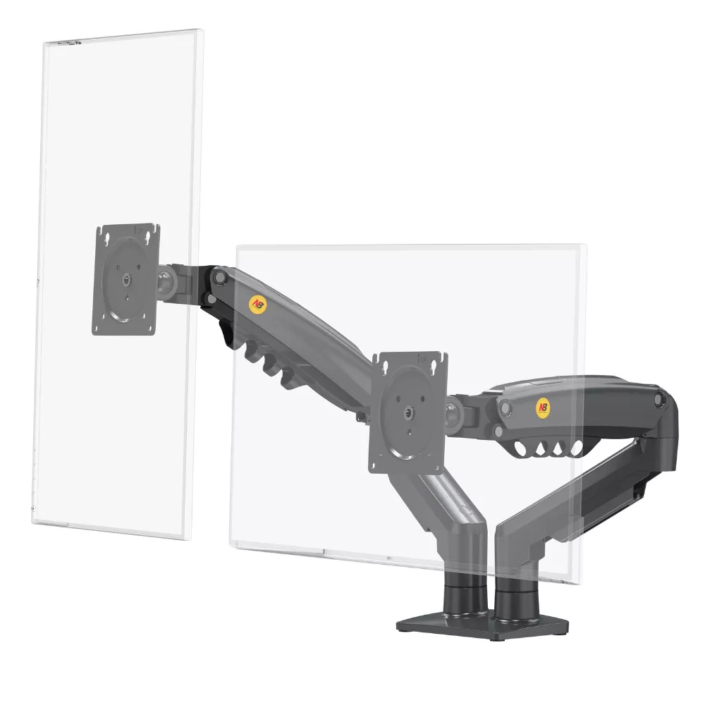 מתקן שולחני דו מפרקי ל2 מסכי מחשב עד “27 Audio Line 6943223110405 - יבואן רשמי