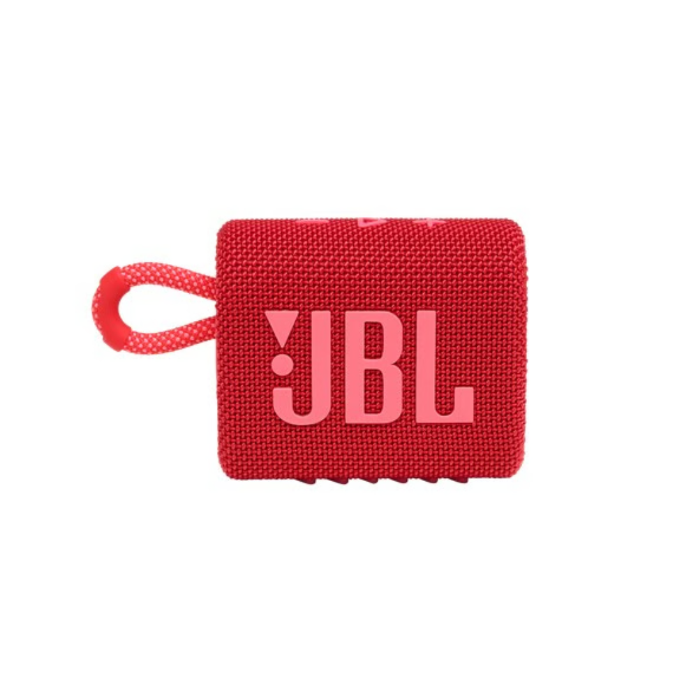 רמקול אלחוטי דגם JBL GO 3 - צבע אדום שנה אחריות ע"י - יבואן הרשמי