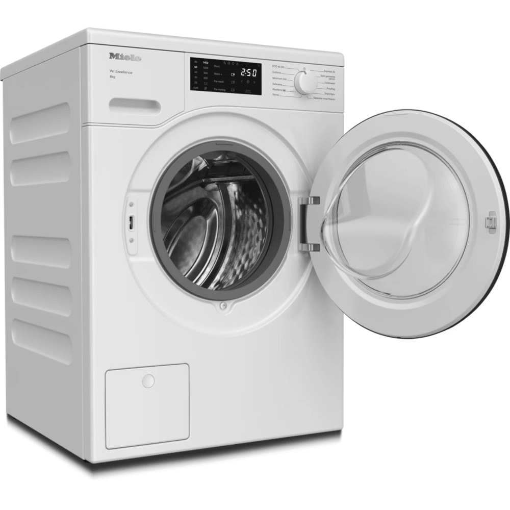 מכונת כביסה פתח חזית 8 ק"ג Miele WED 025 WCS במהירות 1400 סל"ד - צבע לבן - K.B.V