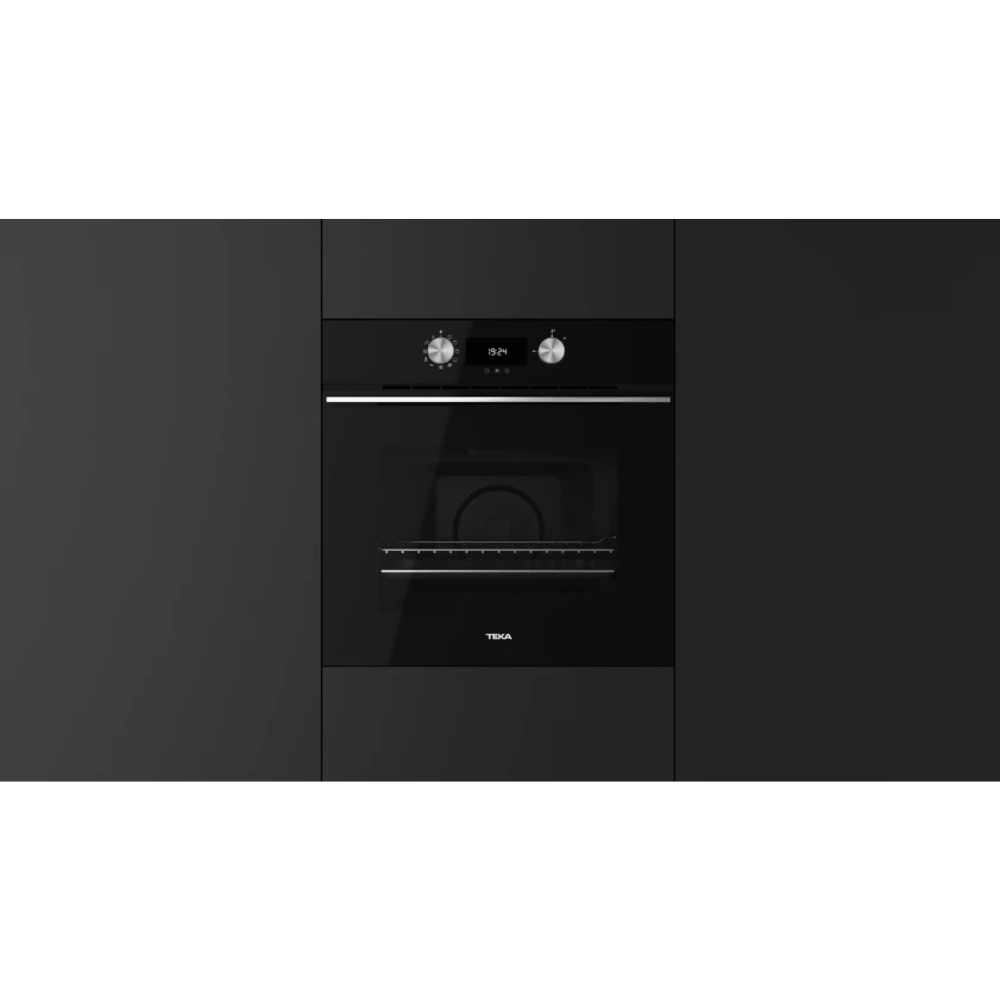 תנור אפיה בנוי פירוליטי Teka תקה HLB 8200P SHABAT זכוכית שחורה פיקוד שבת עם אישור הלכתי - יבואן רשמי