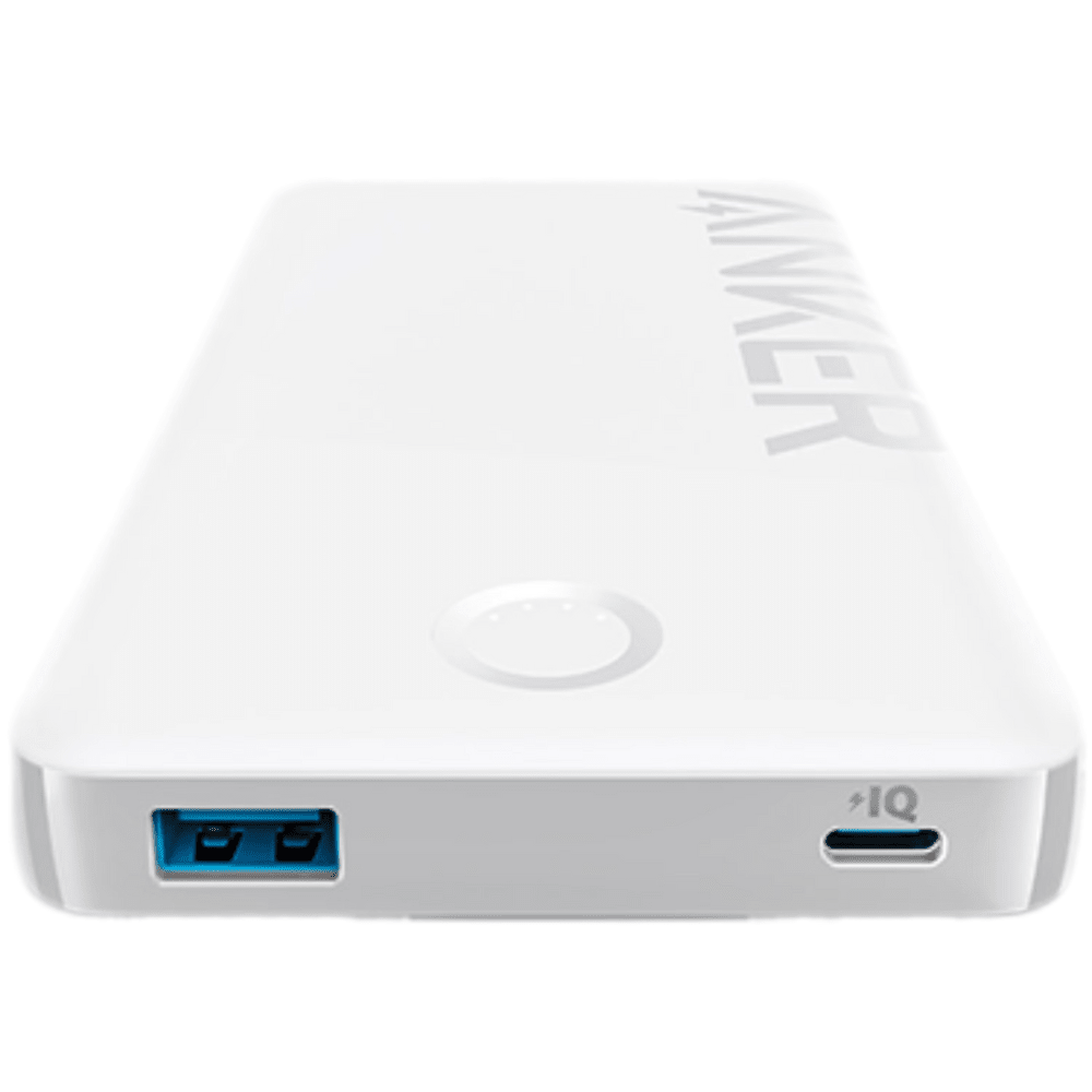 סוללת גיבוי Anker 323 Power Bank A1334 10,000mAh USB-C - צבע לבן - K.B.V
